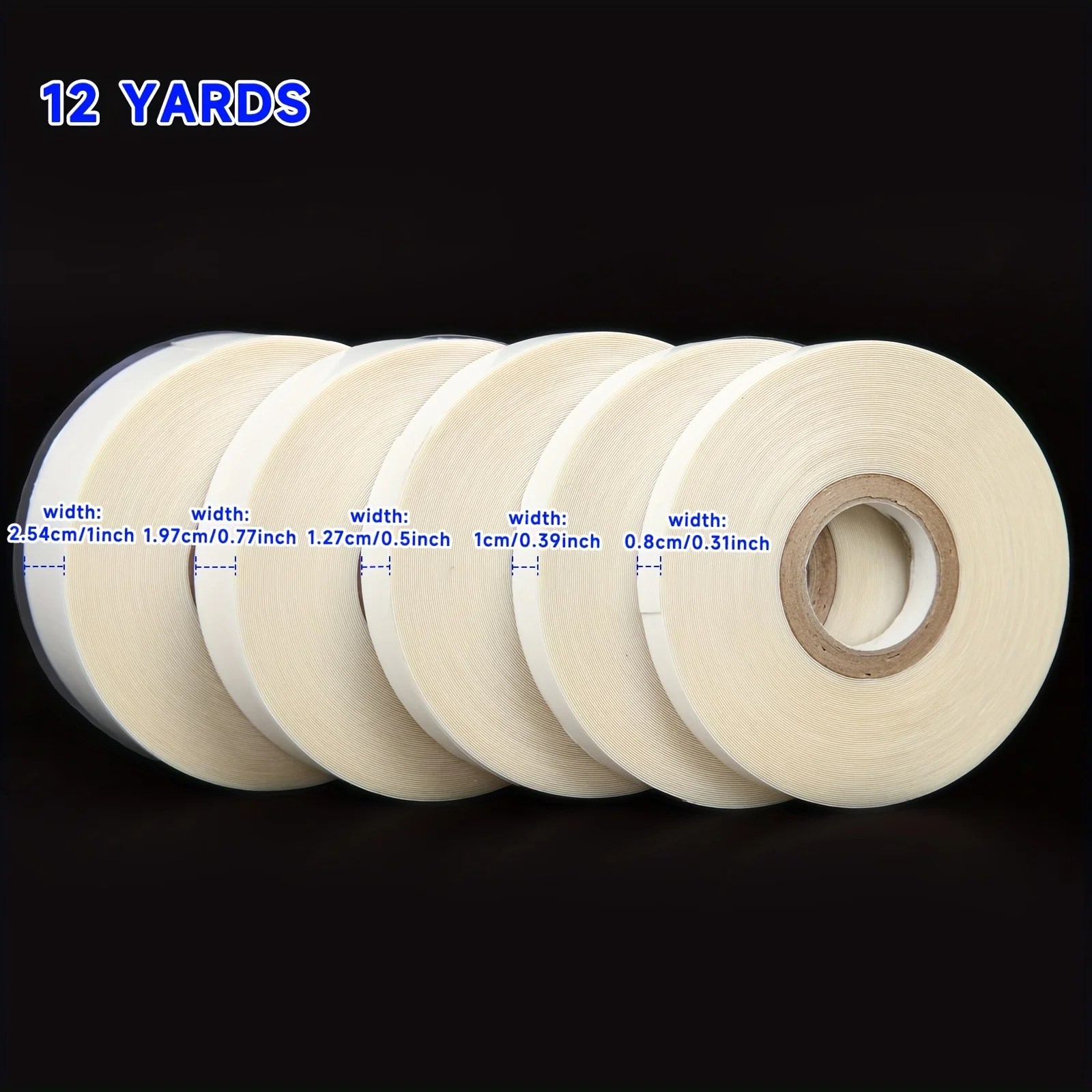 Extreme Strong Hold Wig Tape Double Sided Adhesive Tape For Hair Extension/Toupee/Lace Wigs 3/12 Yards