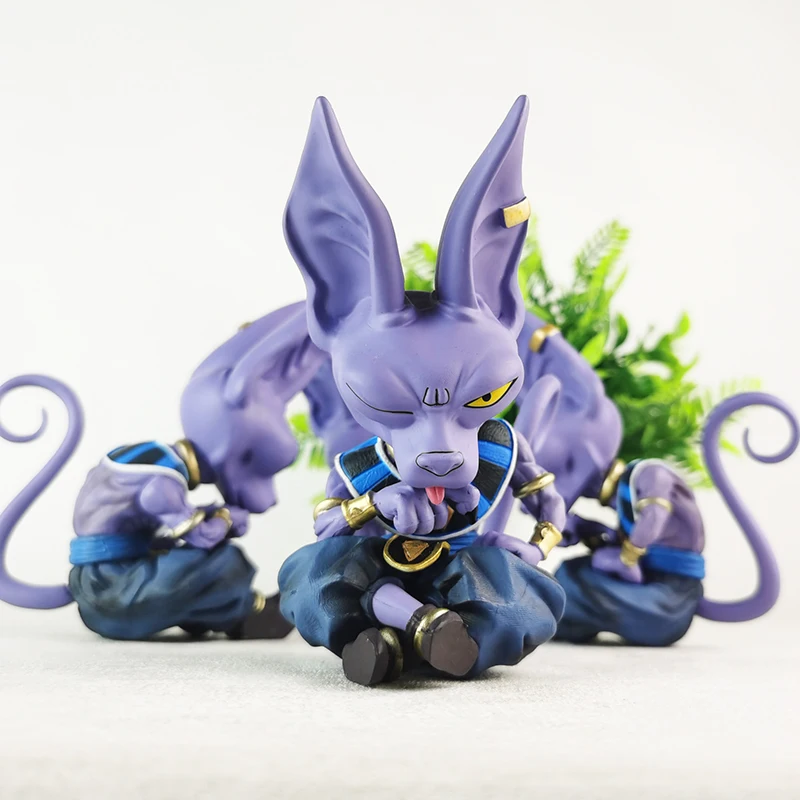 

Anime Dragon Ball Z Beerus Figure Gk Sitting Posture Super God Destruction Figures Collection Pvc Model Toy For Children Gifts