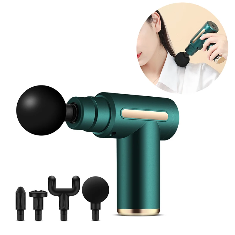 

USB Mini Massage Gun Fascia Instrument Muscle Relaxation Vibration Massage Fitness Equipment To Clear The Meridian Home Portable