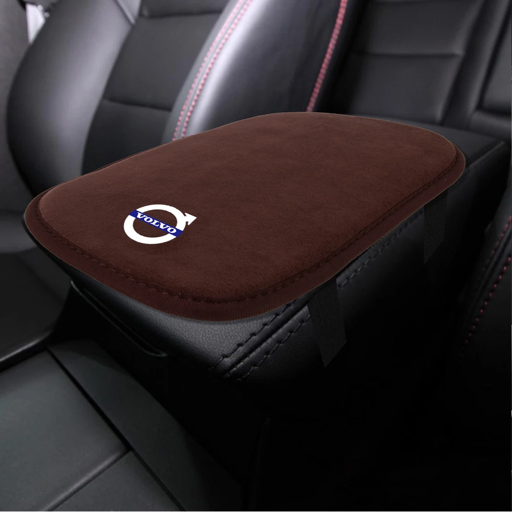 Car Armrest Cushion Center Console Cover Pad Auto Seat Accessories for VolvoT6 AWD C30 C40 C50 C70 S40 S60 S70 S80 S90 V40 V50