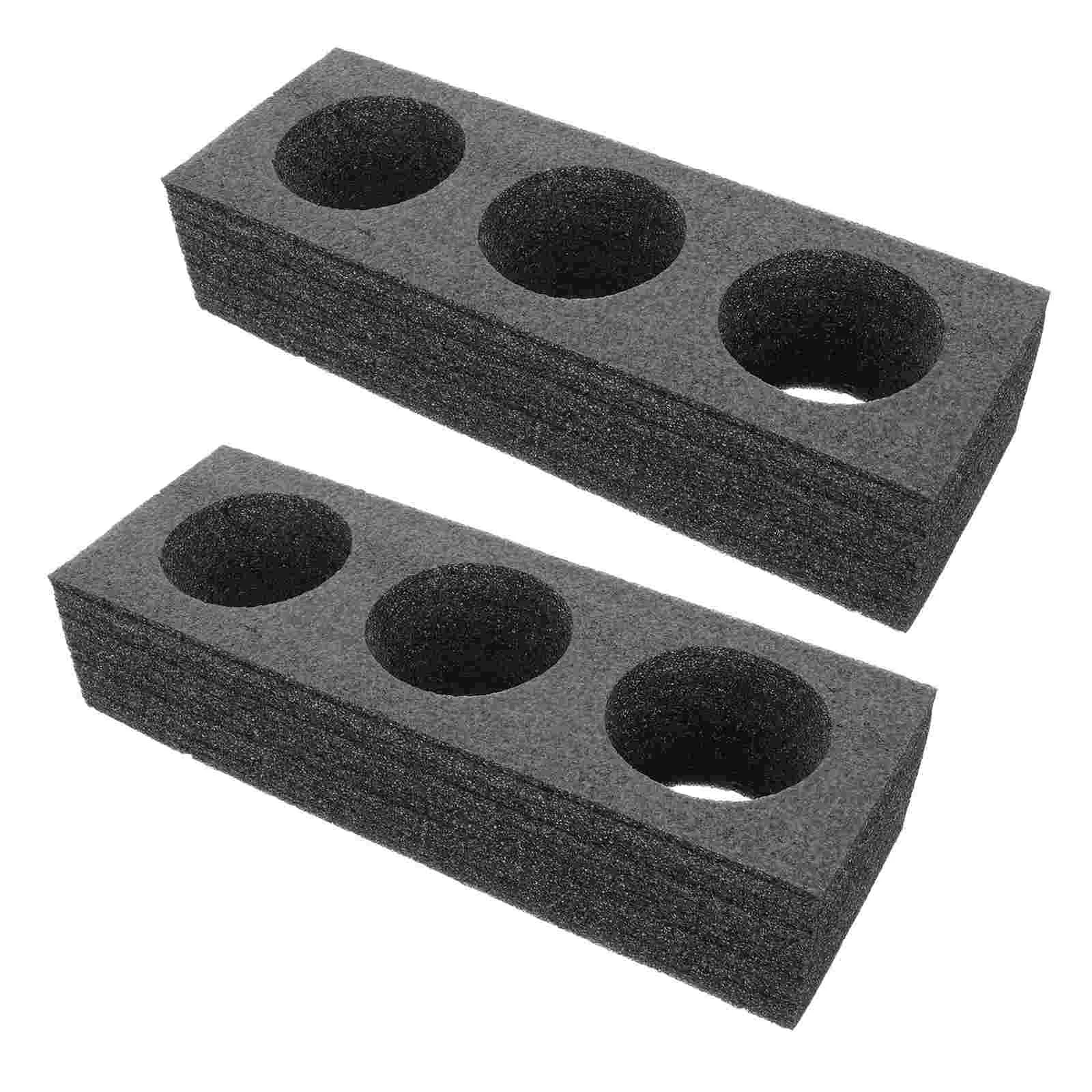 2 Pcs Cup Holder Tray Cotton Takeout Beverage Carrier Holes Food Grade Safe Practical Cup Fixing Holder