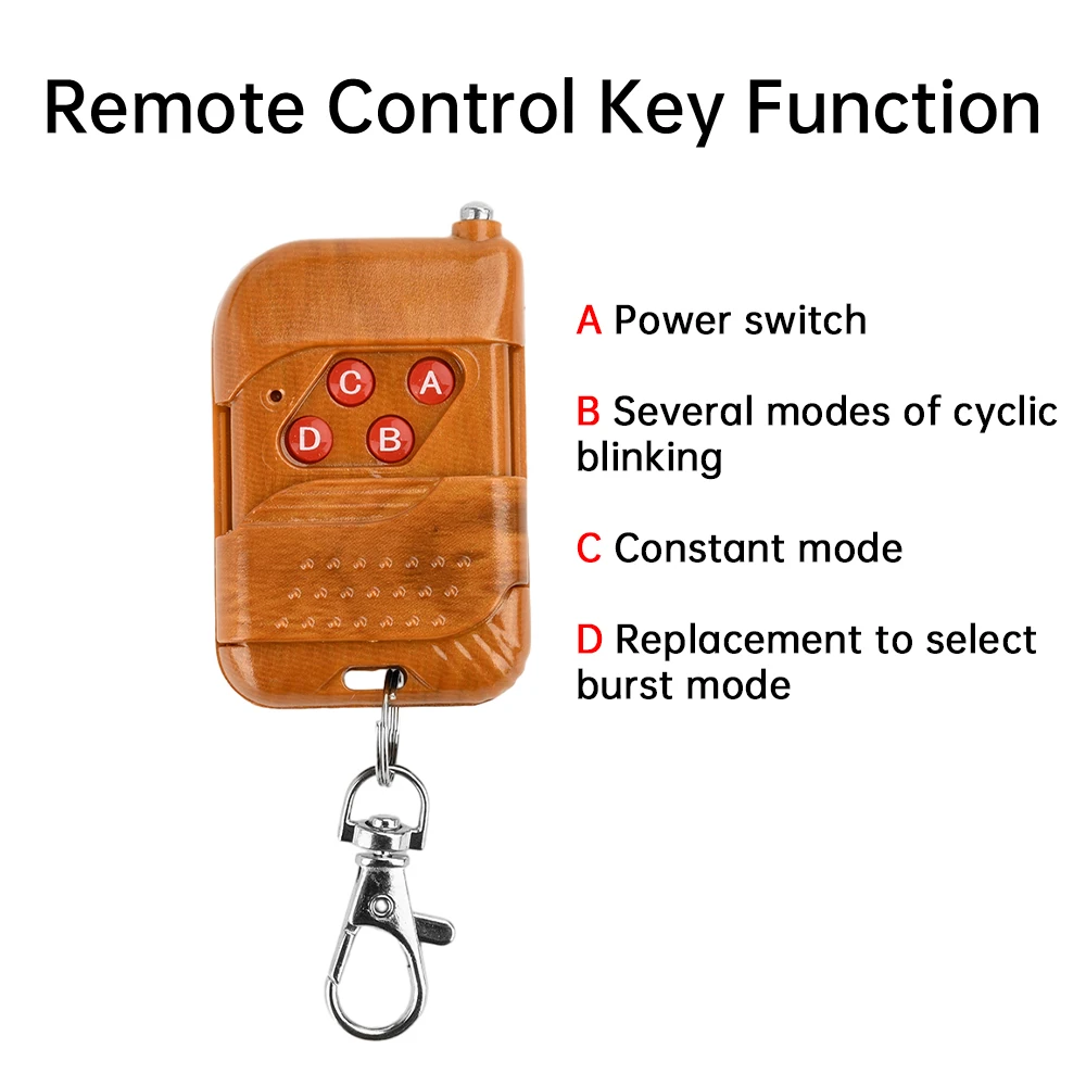 12V 120W 16 Lighting Modes Flash Controller RF Remote Control Module LED DRL Flash Controller System for Car Motorcycle