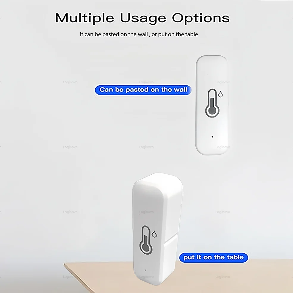 Zigbee sensor de temperatura e umidade app monitor remoto detector automação residencial inteligente para alexa google assistente casa 2mqtt