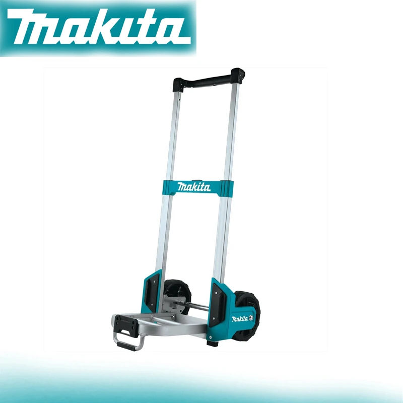 Makita TR00000002  Interlocking Case Hand Truck ，Aluminum Rotating Wheels Foldable Transport Hand Cart