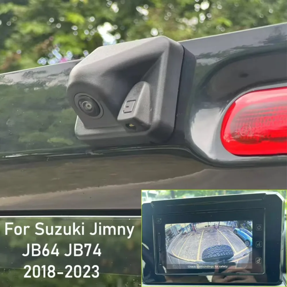 Rearview Camera For Suzuki Jimny JB64 JB74 High Position Camera CVBS/AHD JB64 JB74 Spray Nozzle Camera Original & Android Screen