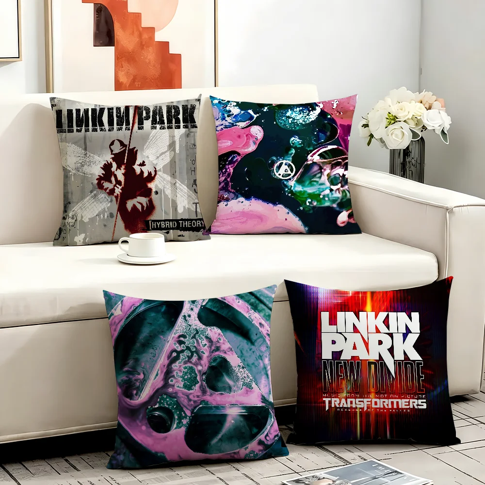 Band L-Linkin P-Park cushion cover Anti-dustmite Sofa Cushion Decorative Office Cover Lounge Area Indoor & Outdoor Use
