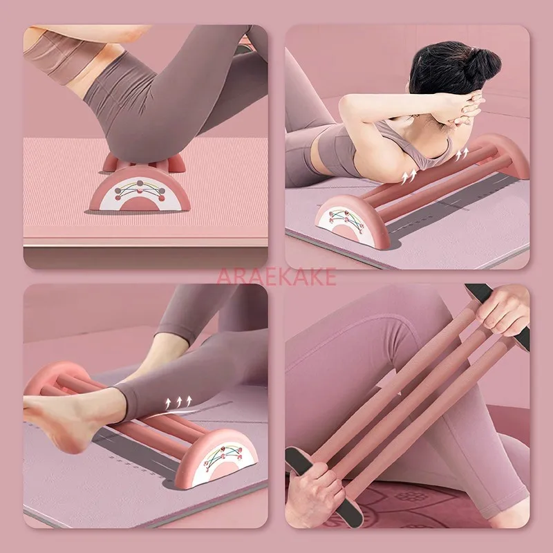 Yoga Stretcher Massage Stick Roller Spindle Muscle Relaxer Multifunctional Yoga Equipment