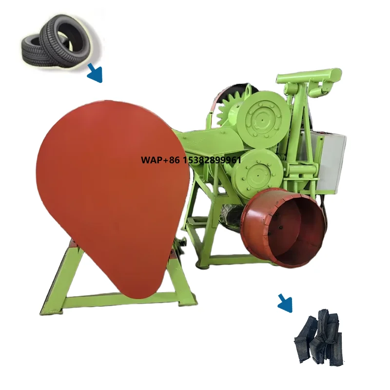 Tire Strip Cutter & Tire Lump Cutter Machine Waste Tire Bead Ring Cutter Sidewall Rubber Mixing Banbury Machine