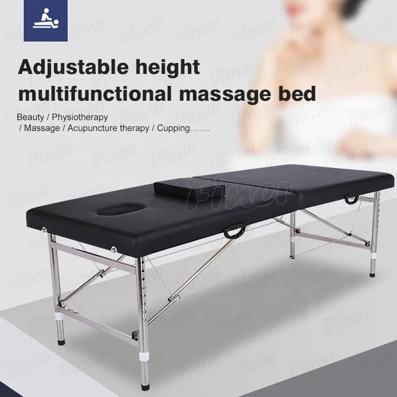 portable massage table height adjustable lash eyelash bed beauty salon folding beauty bed facial bed Beauty salon