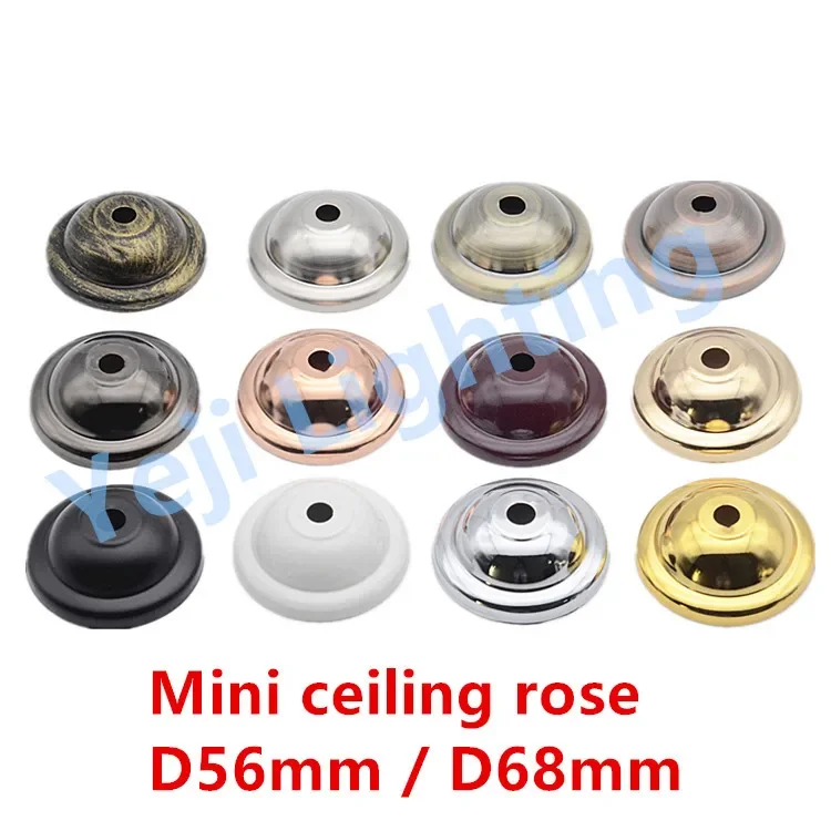 Mini ceiling rose ceiling canopy cord set lamp base for led chandeliers pendant lighting E27 holder Edison vintage lamp holders