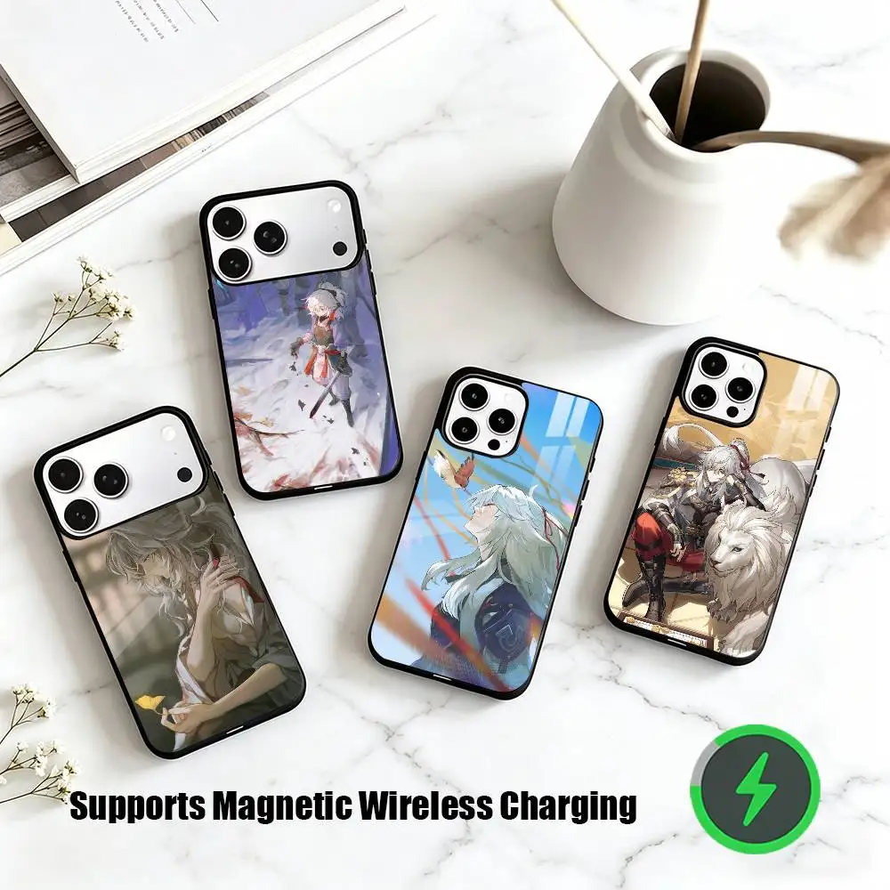 

J-Jing Yuan Game Character Phone Case For iPhone17,16,15,14,13,12,11 Plus,Pro Compatible with magnetic wireless charging