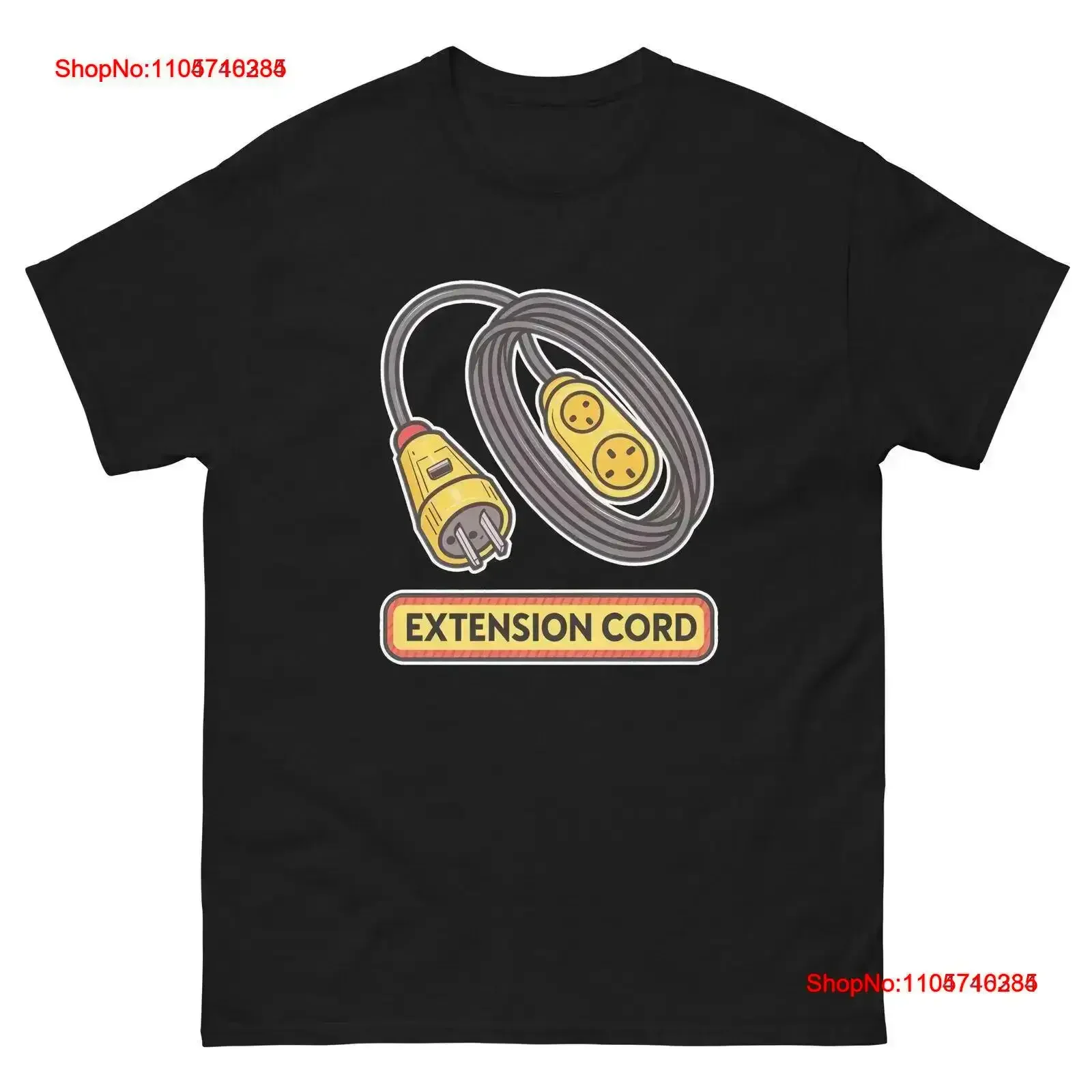 Extension Cord School Classroom Object Office Teacher T Shirt vintage Washed streetwear graphic Breathable fashion vintage