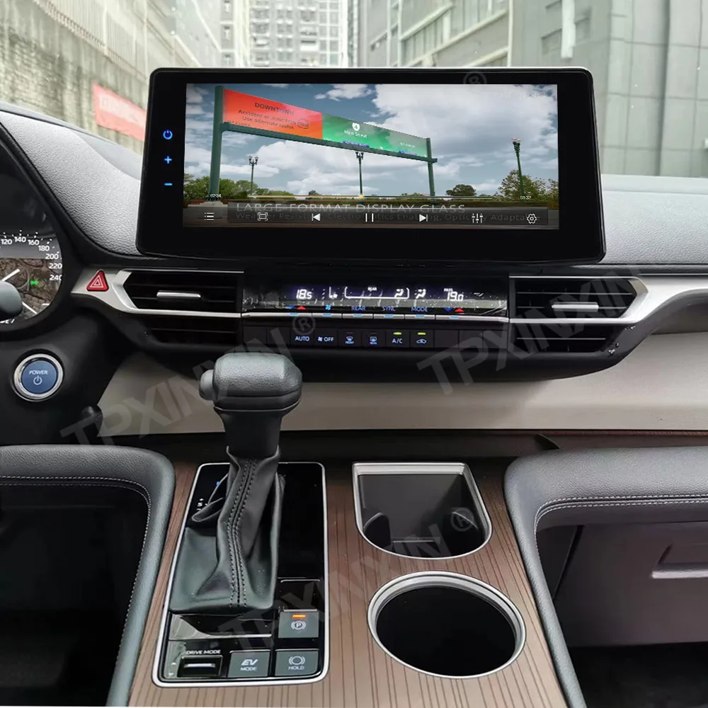 12.3 بوصة السيارات carplay أندرويد 14 لتويوتا سيينا 2021-2026 سيارة الوسائط المتعددة palyer نظام تحديد المواقع والملاحة راديو شاشة تعمل باللمس رئيس وحدة