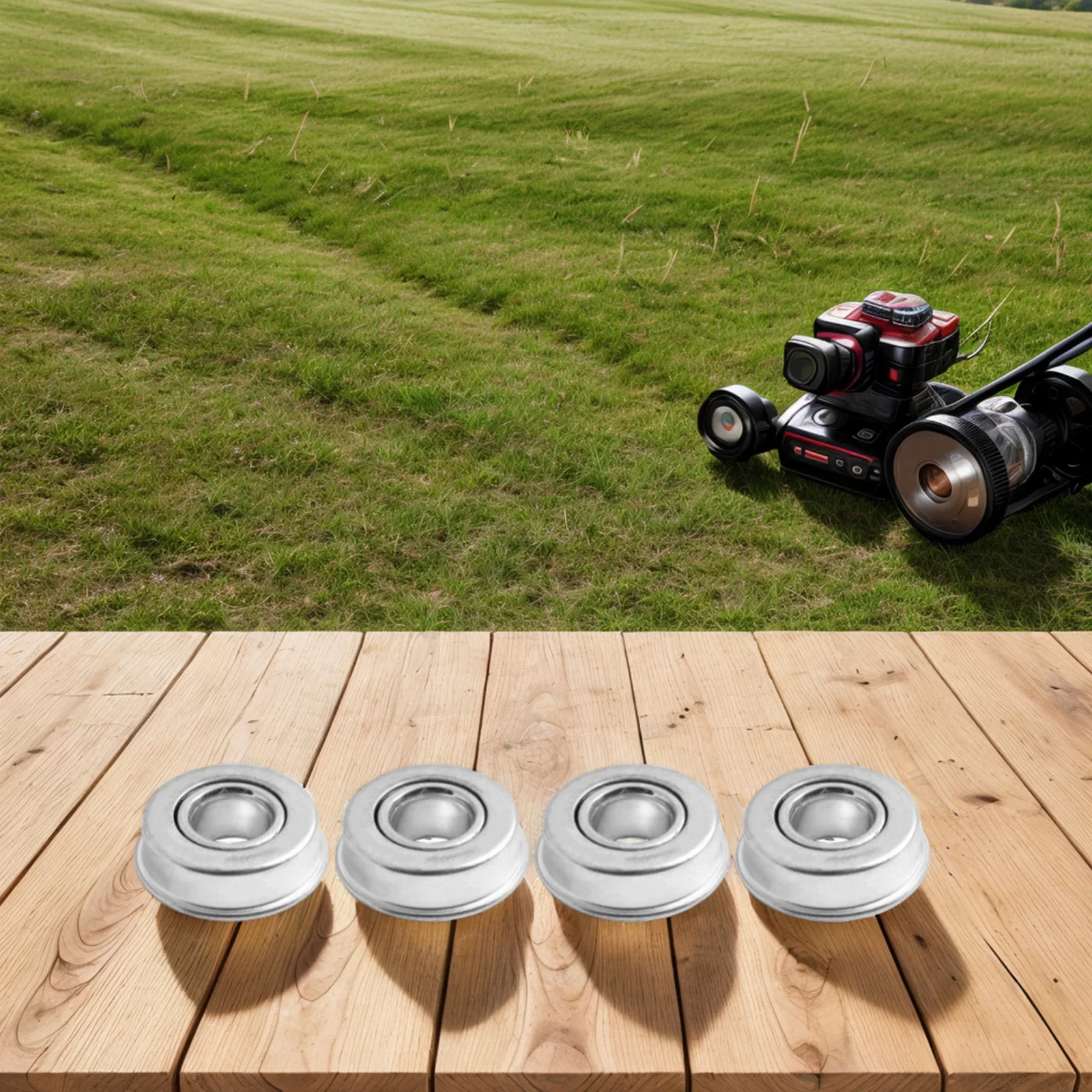 

4 pcs Wheel Bearings Designed for Honda Lawn Mowers Fits HR215 HRB536 5221 741 0180 741 0262 with Part Number 91055 VA4003