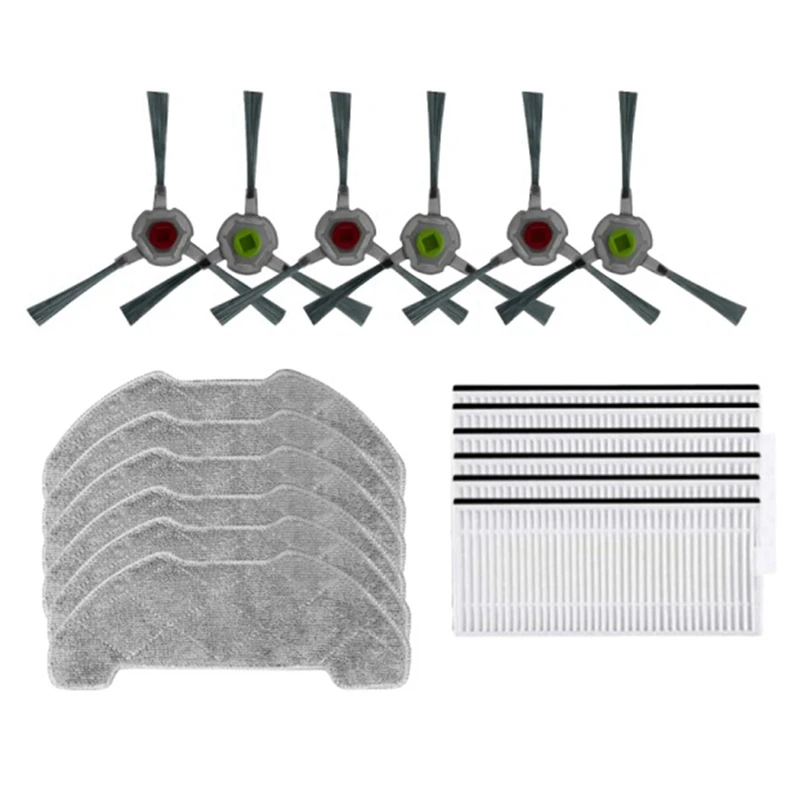 

Hot Deal Compatible For AIRROBO P30 Replacement Parts Accessories Side Brush Hepa Filter Mop Cloth