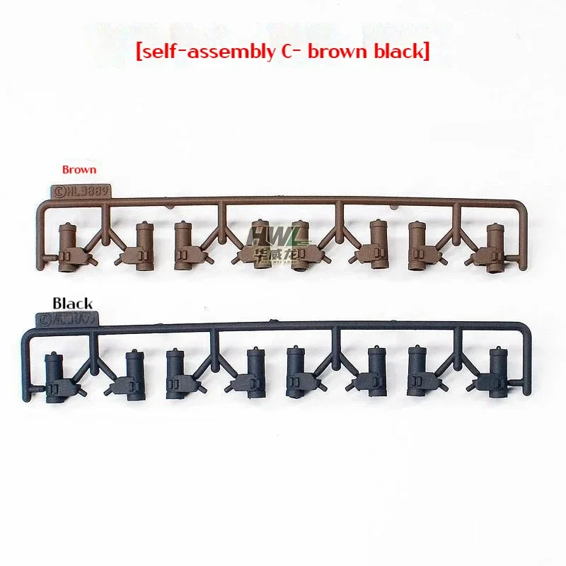 Henglong Tank Accessories 3889/90-1 Leopard 2 a6 Set completo di parti autodecorative Sticker Forming Phase Meter Mesh Screen