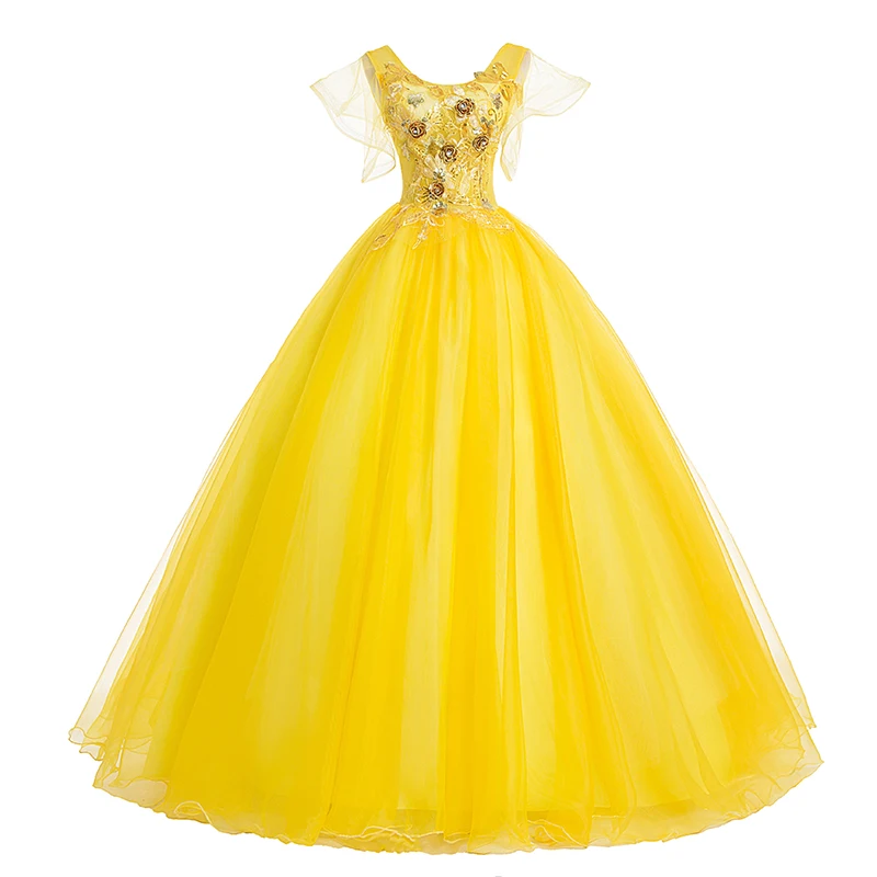 Bonbon Farbe Quince anera Kleider Mode V-Ausschnitt ärmellose Ballkleid Kleid Pailletten Blume elegante lange Suknia Balowa benutzer definierte Größe