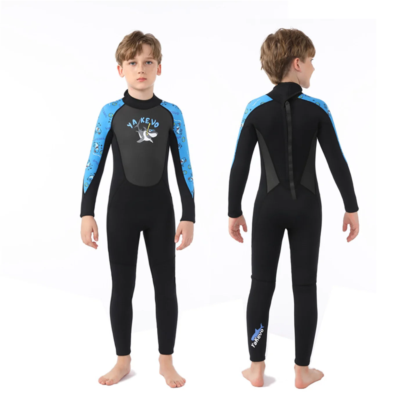 2 5mm Childrens Diving Suit Female One Piece Cr Swimsuit Warm Long Sleeved Sun Protection Surfing Float Diving Mother Suit Male