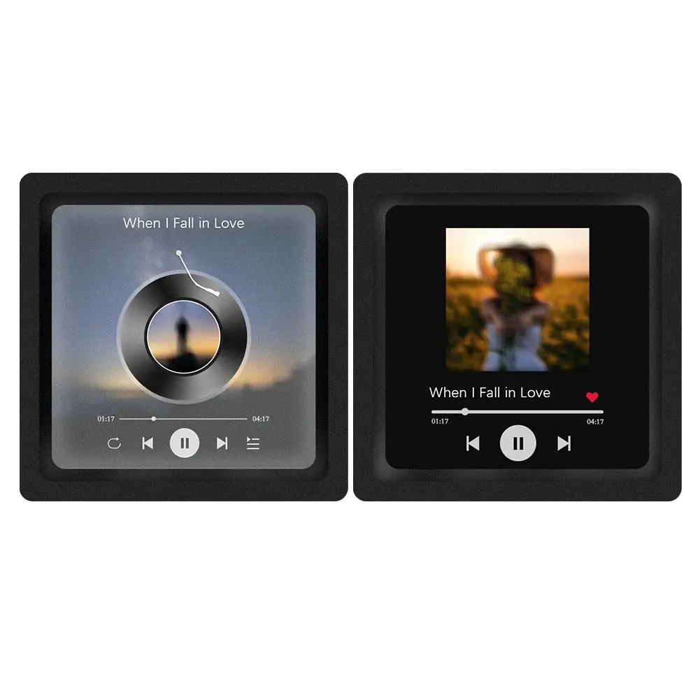 Autocollants de réfrigérateur personnalisés, lecteur de musique intégré, Album Spotify personnalisé, aimant de réfrigérateur personnalisable, USB