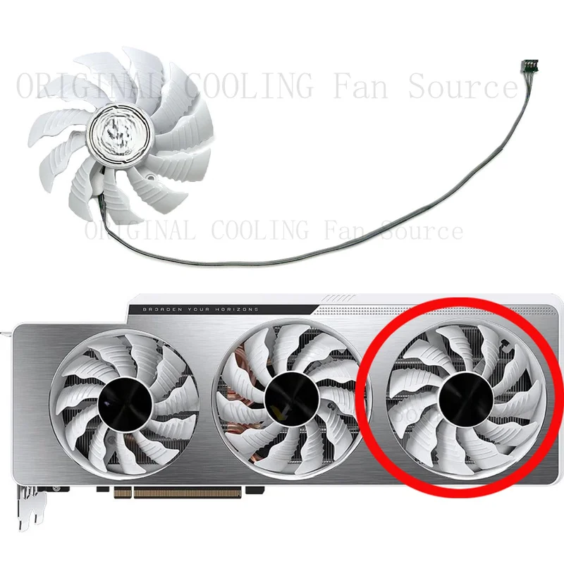 R+  Cooling Fan fit for GIGABYTE RTX3070ti 3080 3080ti 3090 VISION Graphic Card Part