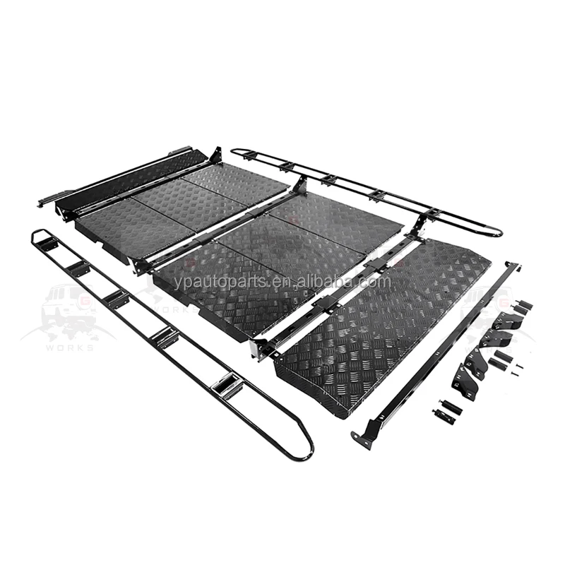 G-class W464 4x4 Roof Luggage Rack with Rear Ladder New G-wagon Facelift Parts for G63 G500 G350 W464