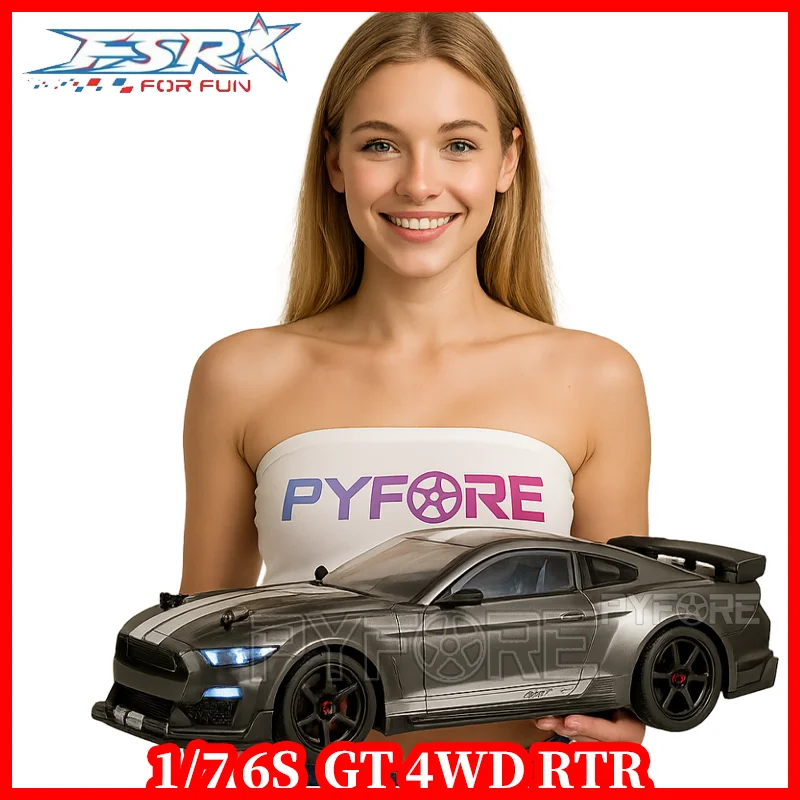 

FSR MOOEL GT 1/7 6S Brushless 4WD RTR 2.4GHz Electric Remote Control Car Model Flat Racing rc drift Kids Toy car for adults