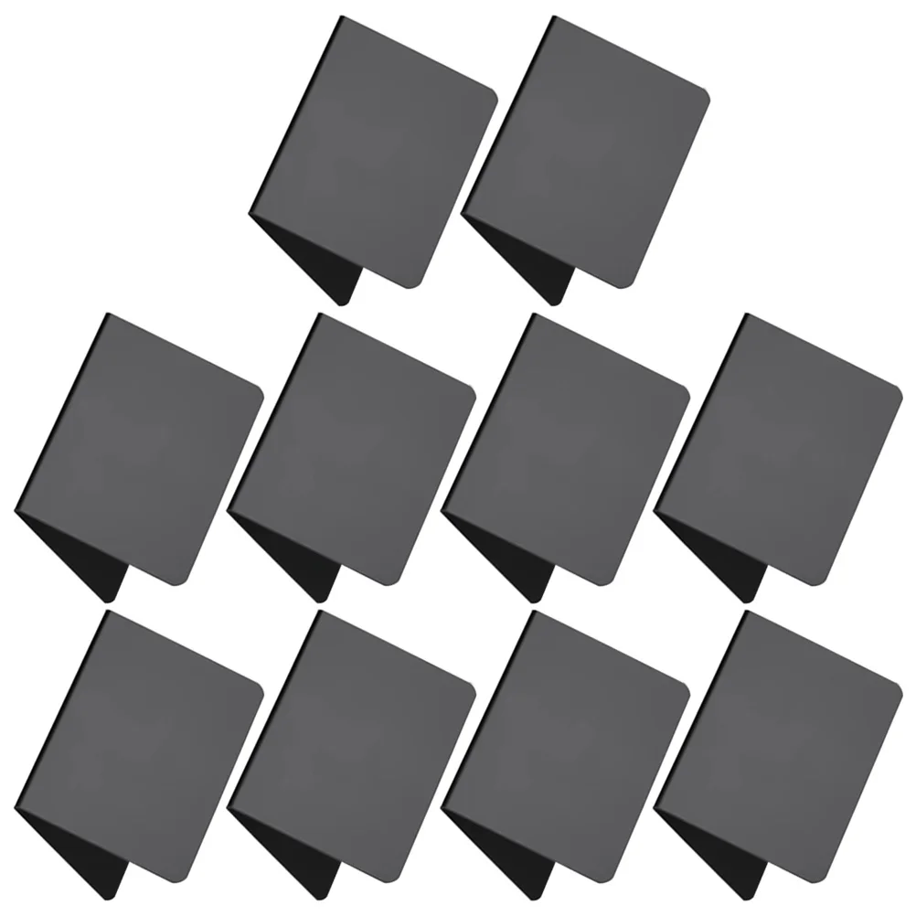 10 Uds. De letreros de pizarra reutilizables, tableros de mensajes pequeños para escritorio, tablero de muestra de mesa de escritura borrable, ligero