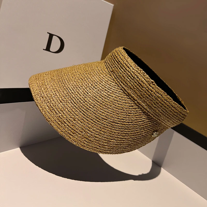 

Lite St Summer Beach Vaion Sun Protection Hat Emp Top Diamond Casual Sle Women's Large Brim Hat UV Protection