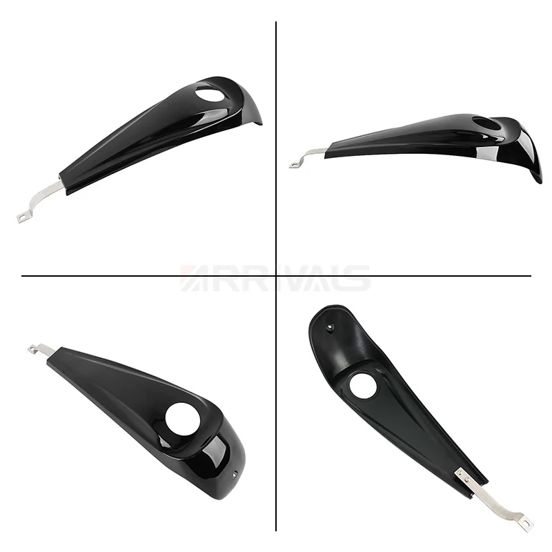 Motorcycle Oil Gas Cover Cap Smooth Dash Fuel Tank Console Trim Panel For Harley Touring Electra Glide Street FLHT FLHX 08-23