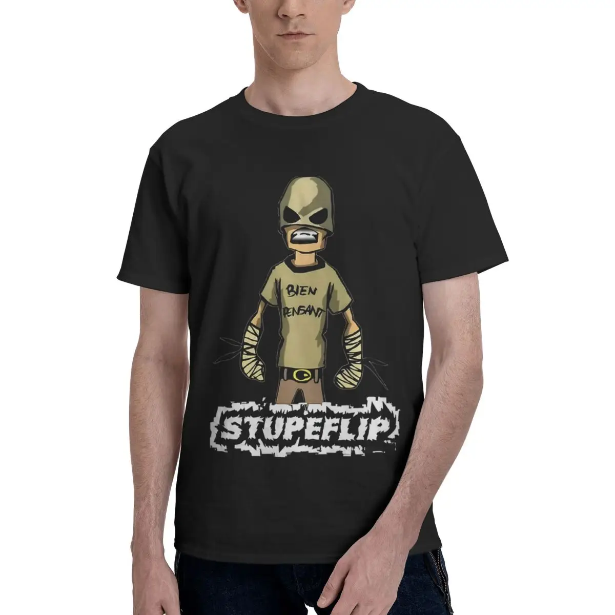 

Stupeflip Down With The Hierarchy Terrora 100% Cotton Casual Breathable Confortable Shirt New In Tops And T-Shirts Men T-Shirt