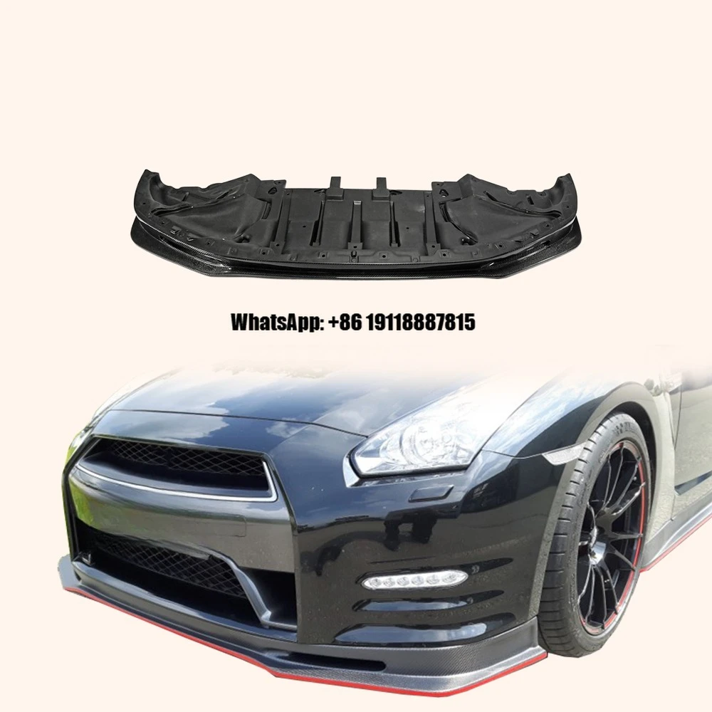 Style Carbon Front Bumper Lip Diffuser for Nissan R35 GTR (2012-17) Body Parts