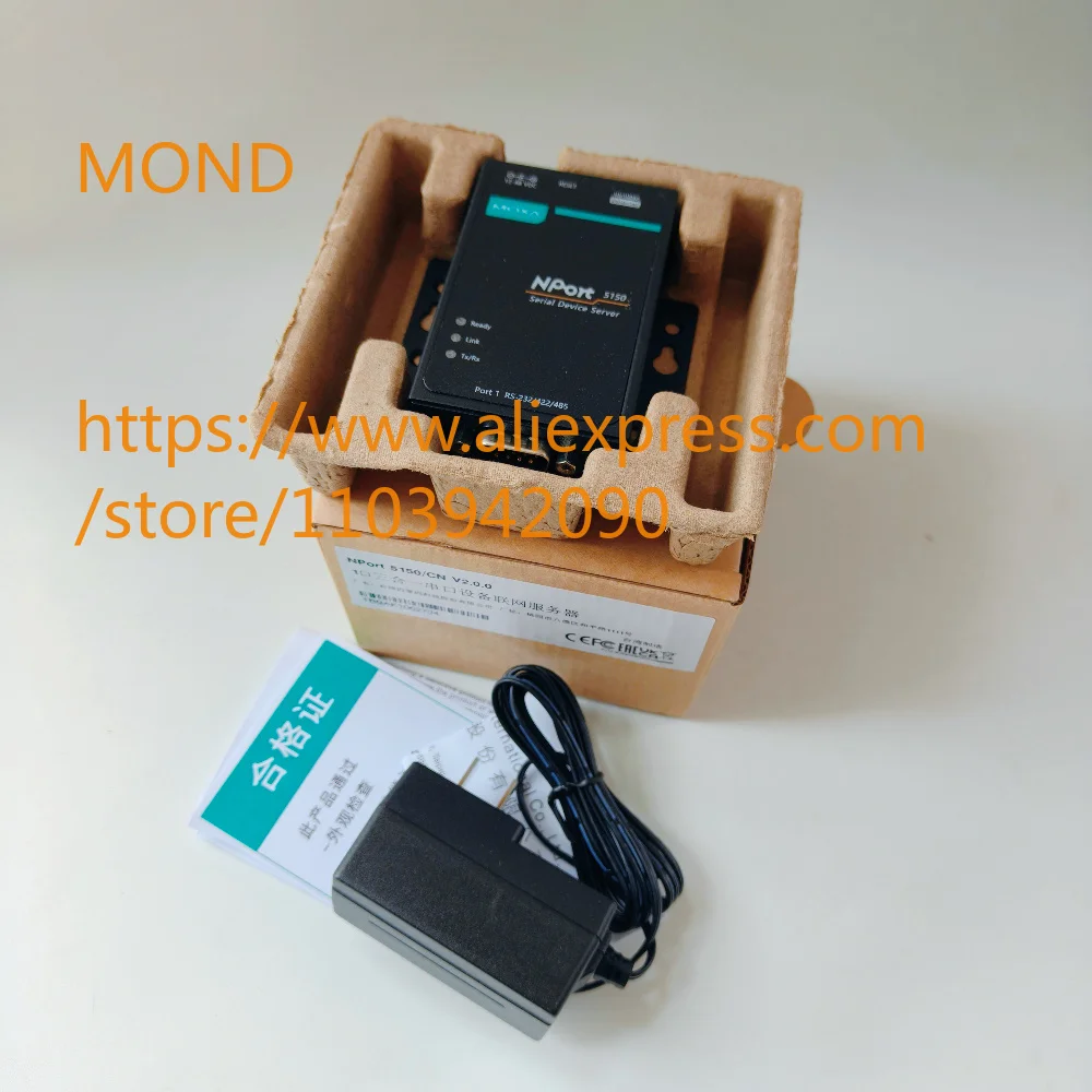 New Original 1PCS NPort 5150 NPort5110 NPort5130 MOXA  Serial Server Module NPORT5150 RS232/422/485 Port