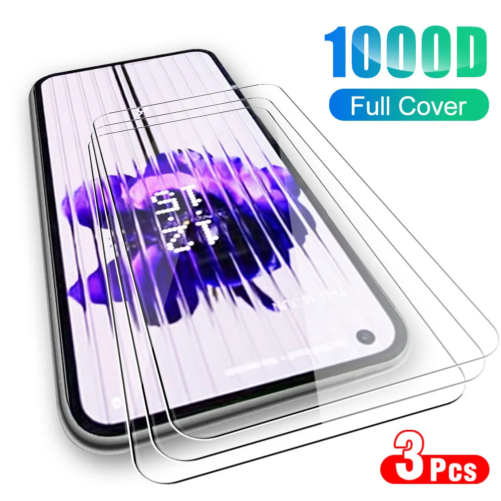 IPhone用スクリーンプロテクター,3個,ガラスフィルム,保護アーマー,スクリーンフィルム,1個,6.55in 1