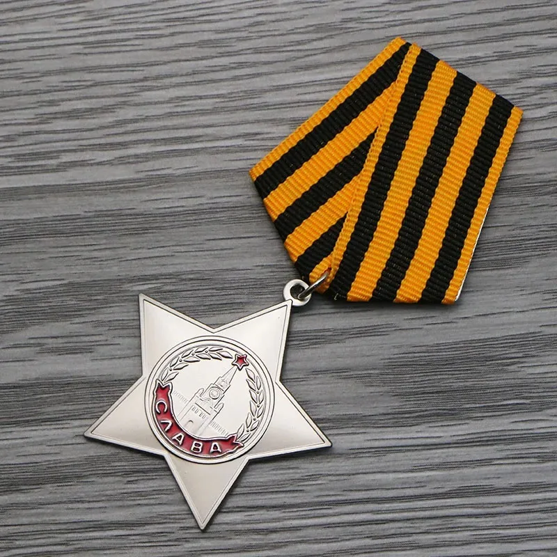 Copy CCCP USSR Badge Lapel Pins Metal Material Medal Souvenir Collection Soviet Worker Honor Accessories Brooches Souvenier view 2