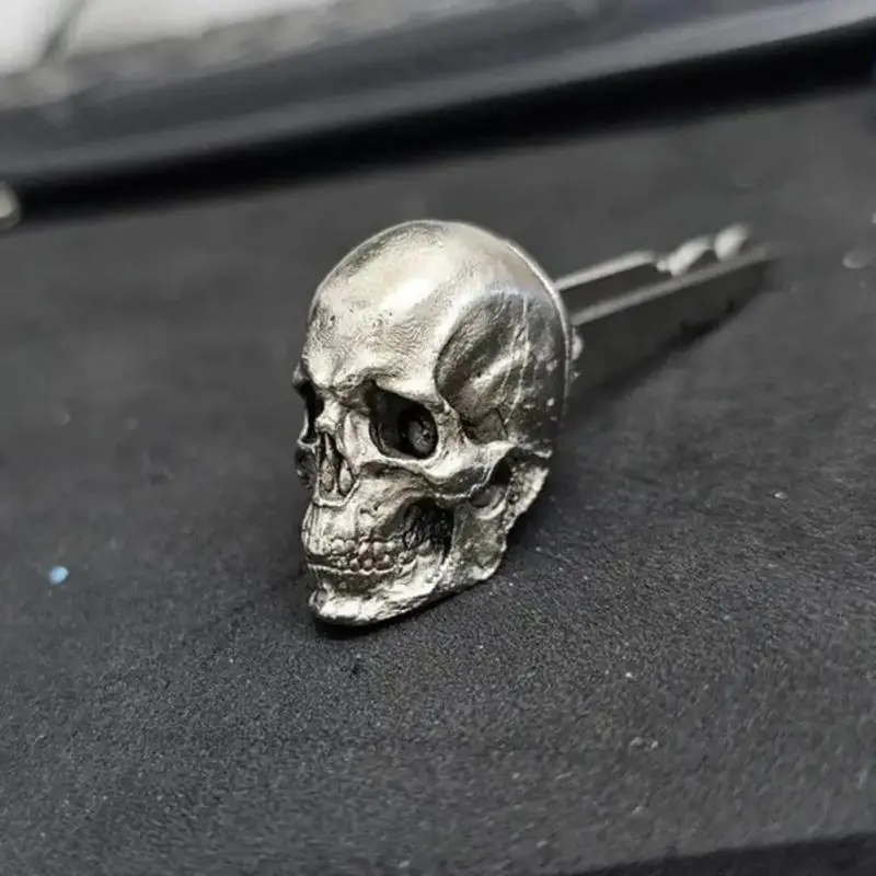 Demon Skull Key 3D Modified Skull Head Key Cover Key Protector Keychain Head Motorcycle Key Head Cover Key Toppers for Most