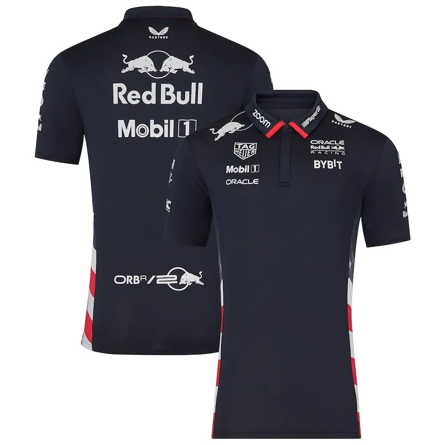 2024 neue Formel1 Red Bull Team Racing offizielle Website Racing Polo Shirt Trikot Outdoor Sport Trikot Erwachsenen und Frauen Training