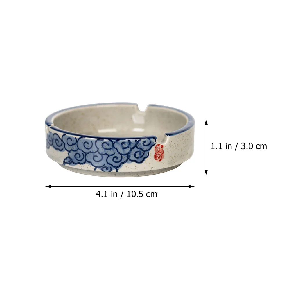 Japanese Style Ashtray Eco-friendly Decorative Japanese-style Ceramic Underglaze Ceramics Household Supplies