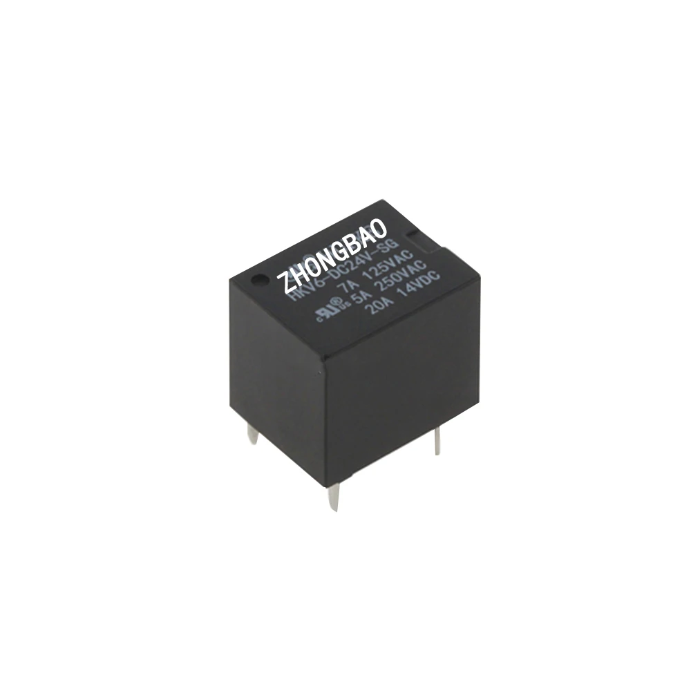 5PCS/lot 100% new original signal relay HKV6-DC5V-SG HKV6-DC12V-SG HKV6-DC24V-SG HKV6 DC5V SG 5PIN T78 20A One on one off