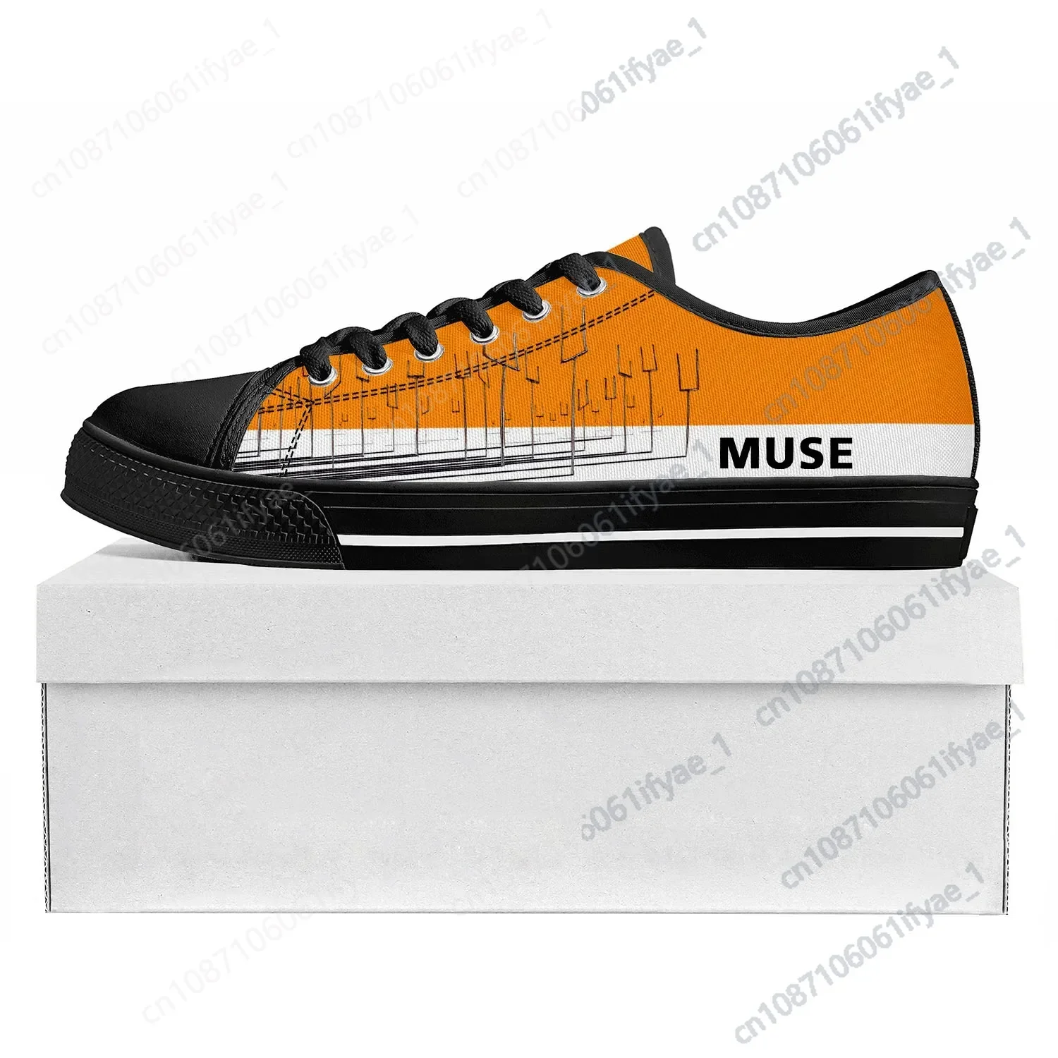 

Muse Rock Band England Low Top High Quality Sneakers Mens Womens Teenager Canvas Sneaker Prode Casual Couple Shoes Custom Shoe