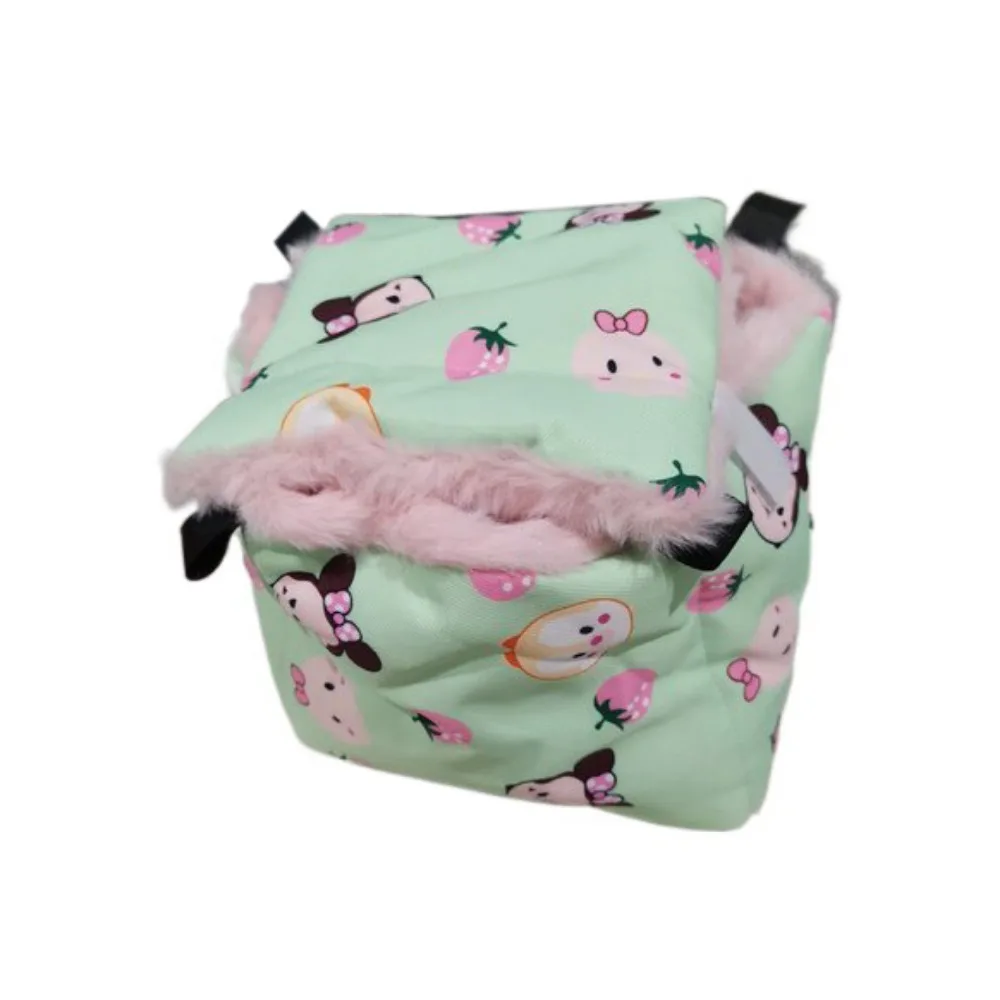 

Waterproof Cloth Hamster Cotton Nest Cotton Soft Guinea Pigs House Hangable Comfortable Hamster Sleeping Bag for Bunny/Birds