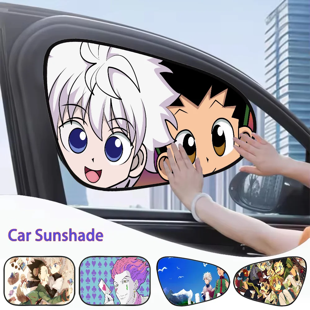 

Hunter X Hunter-S Car Sun Shade UV Protection Electrostatic Adsorption Car Window Sunshade For Kids Outdoor Sunscreen