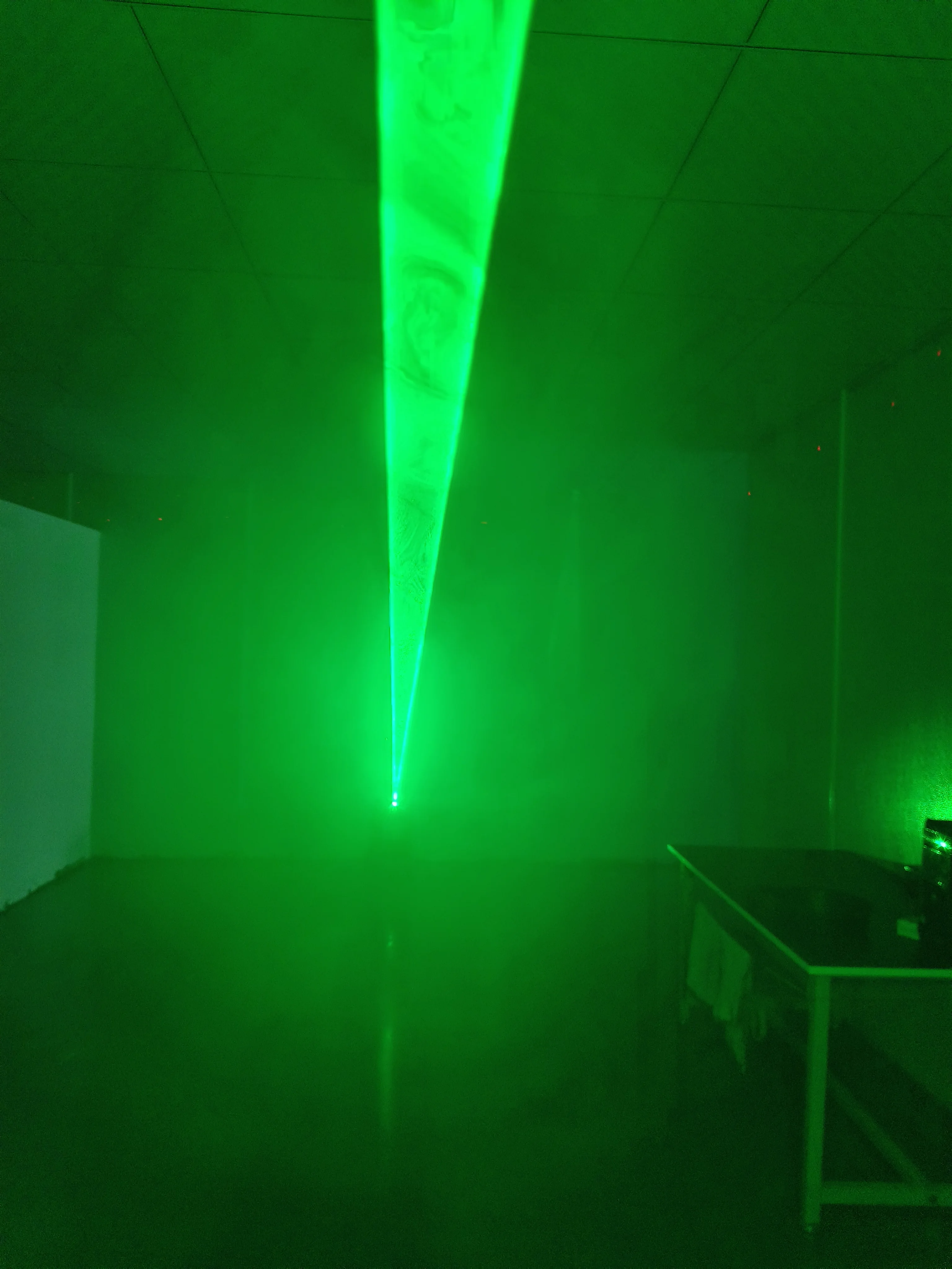 520nm 1.5w Green Fat Beam Laser Diode Module Coarse Laser Warning Light