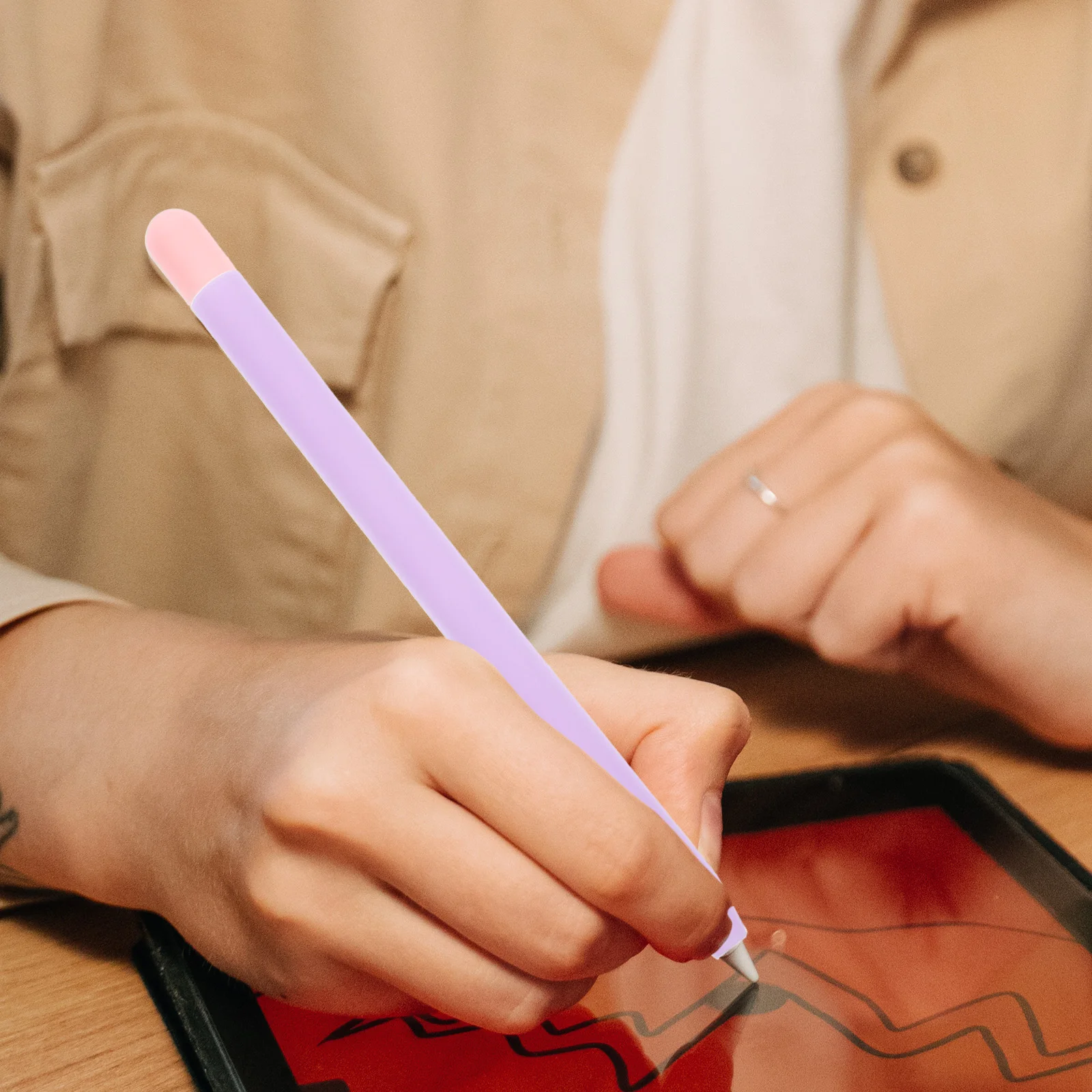 Silicone Stylus Pen Sleeve Protective Case for Pencil 2 Crash Color Cover Touch Pen Tip Guard Smooth All Around