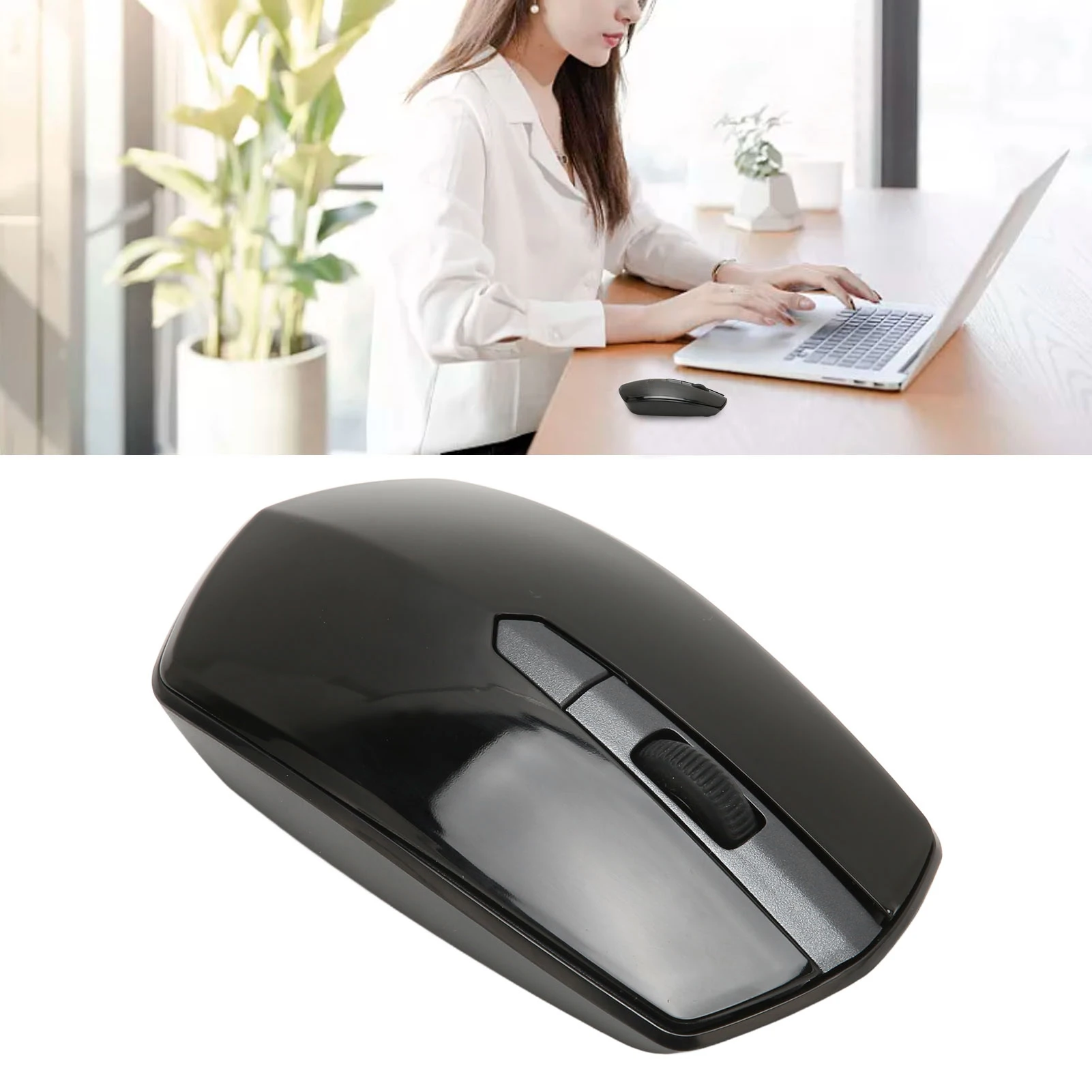Computer Mouse Gaming Mouse Wireless Mouse Type C 2.4G ABS Cordless Quick Response Accessory for Gaming Working Wireless Mouse