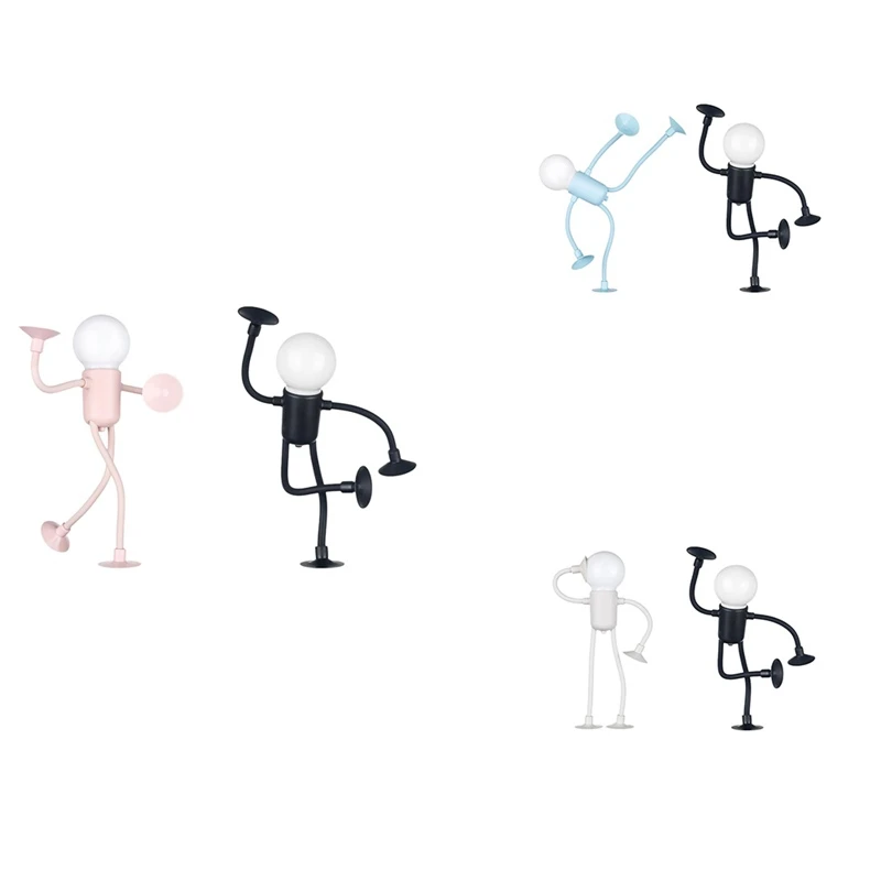 MAKE-Changeable Shape Funny Sportsman Night Light,DIY Shape Night Lights For Adults Room,For Bedroom Decorations