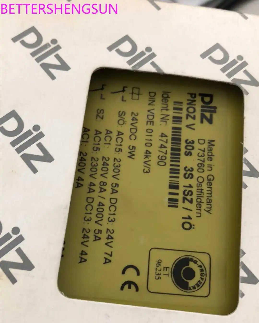 New original, safety relay PNOZ V 30S 24VDC 474790