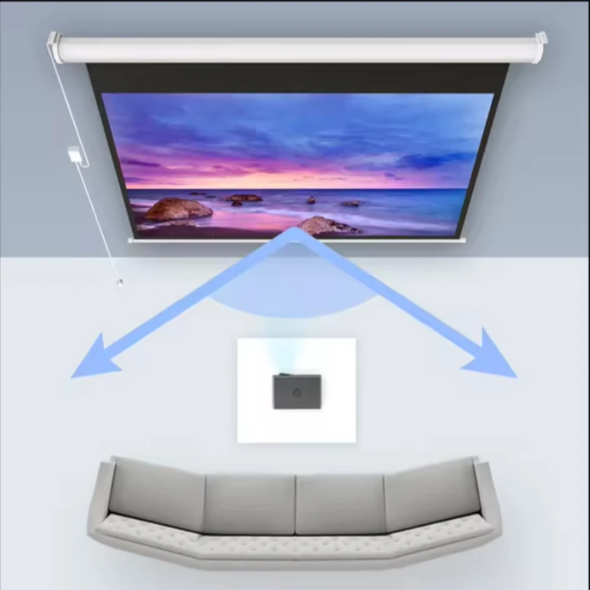 Wholesale Brand New 4k Anti-light Projector Screen Long Throw TV Projection Screen