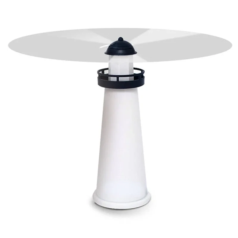 Fly Fans for Tables, Lighthouse Fly Fan,Fly Repellent,Keep Bugs Off Food,Holographic Fan,Keep Fly Away for indoor&outdoor