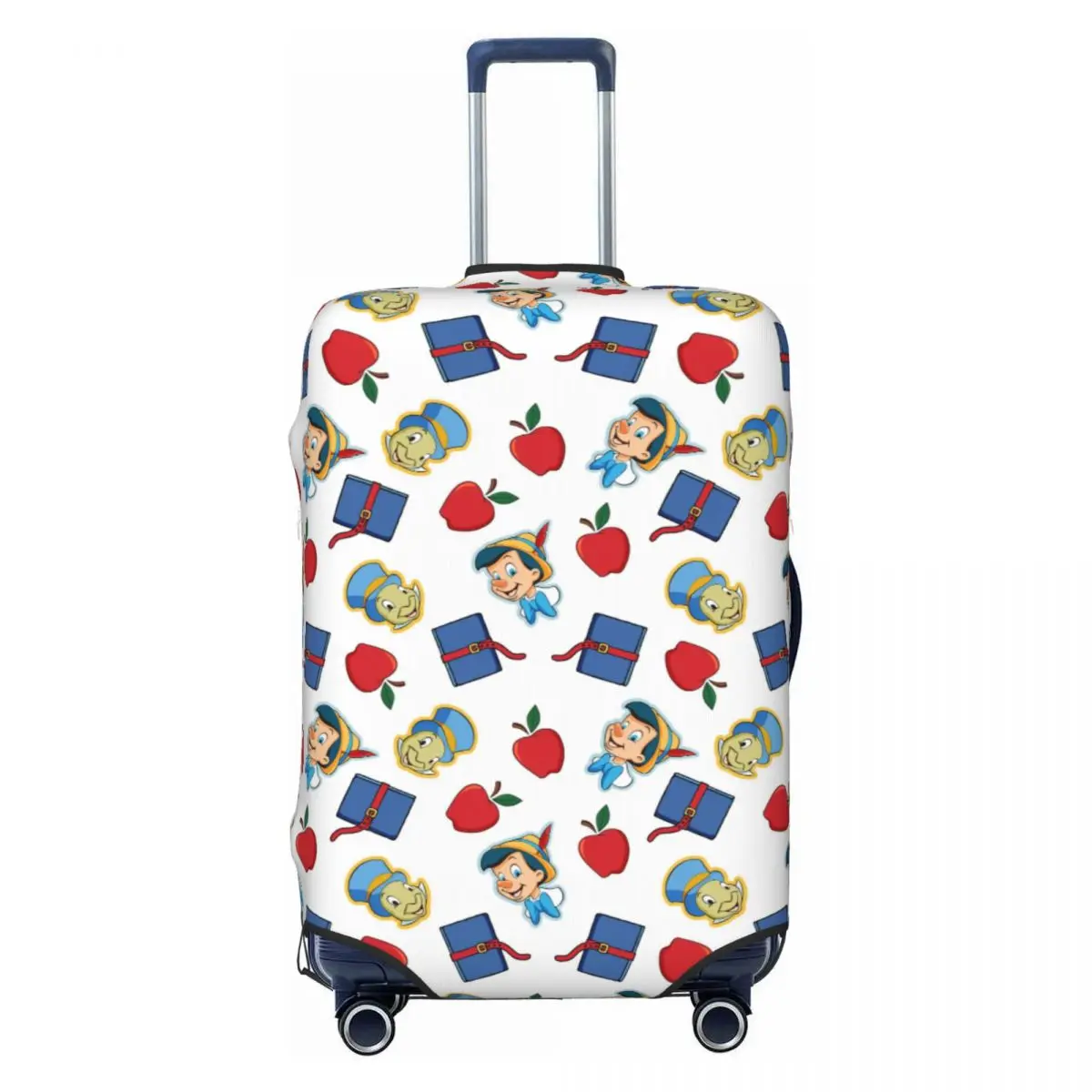 

Custom Fashion Cartoon P-Pinocchio Luggage Cover Protector Elastic Travel Suitcase Covers