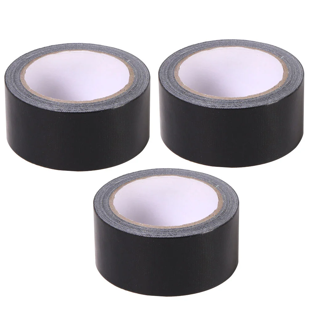 

3 Rolls High-Quality Cloth Adhesive Tape Single-Sided Strong Adhesion Tape for Home Industry Sealing Packaging Repair